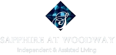 Sapphire At Woodway White Logo
